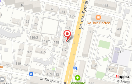 Торгово-производственная фирма Эра на улице Тургенева на карте