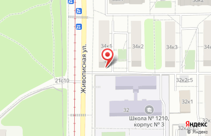 Мини-маркет Мини-маркет24 на Живописной улице на карте
