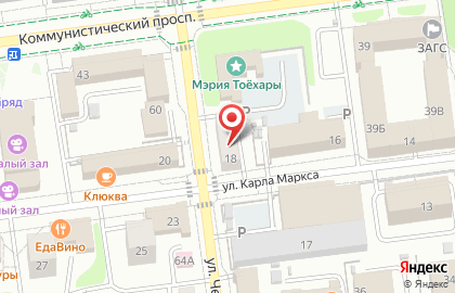 Продуктовый магазин на ул. Чехова, 32 на карте
