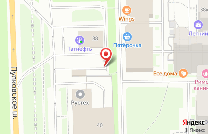 Несте спб на Пулковском шоссе на карте