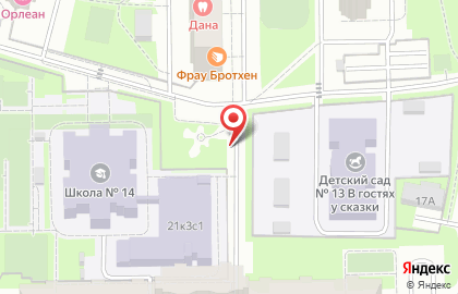 Магазин овощей и фруктов в Москве на карте