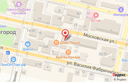 Интернет-магазин мебели Мебелидоманет на Московской улице на карте
