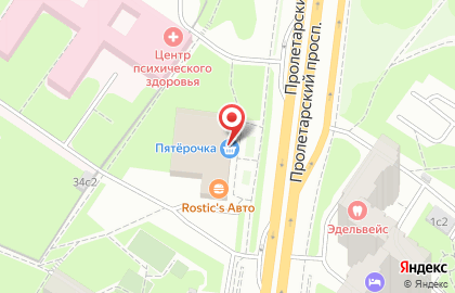 Торговый центр Смолл Пролетарский на Пролетарском проспекте на карте