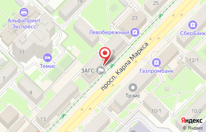 Салон обуви Трэйс на проспекте Карла Маркса, 15 на карте