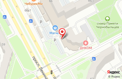 Запсибкомбанк на улице Чехова на карте