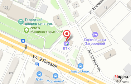 Воронежская топливная компания на улице 9 Января, 104 на карте