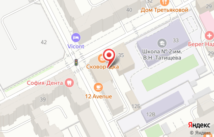 Мега на Советской улице на карте