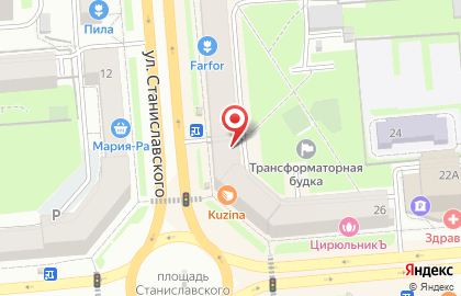 Сибремонттехника на улице Станиславского на карте