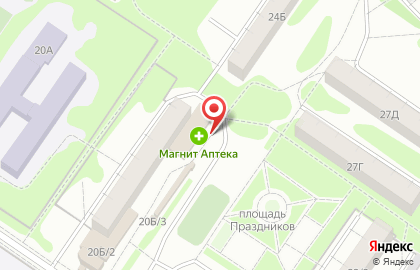 Магазин фруктов и овощей на 21-ой Амурской улице на карте