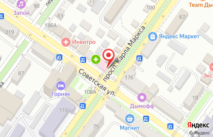Оптика Люкс на Советской улице на карте