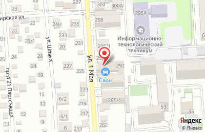 СТОшка в Карасунском районе на карте