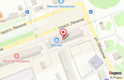 Аптека Планета Здоровья в Нытве, на проспекте Ленина, 3 на карте