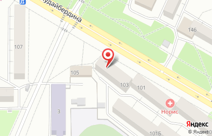 Общежитие в Уфе на карте