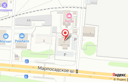 Кафе Подсолнух в Чебоксарах на карте