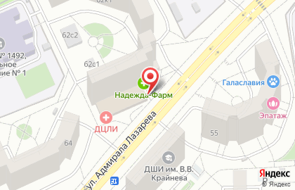 Салон цветов в Москве на карте