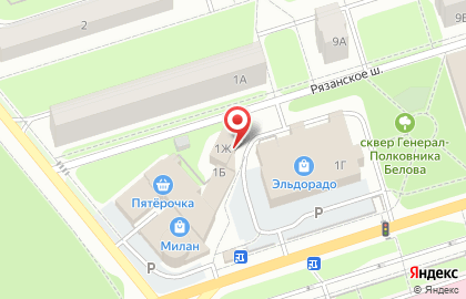 Магазин Fix Price на Рязанском шоссе на карте
