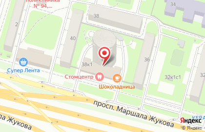 Банк ПСБ на проспекте Маршала Жукова на карте