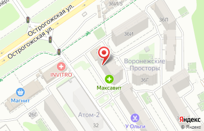 Дискаунтер цифровой и бытовой техники Technopoint на улице Курчатова на карте