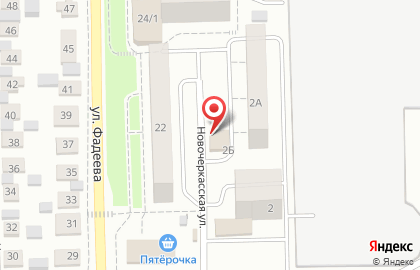 Сеть фирменных магазинов СПК в Калининском районе на карте