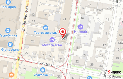 Парковка у Московского вокзала на карте