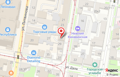 Парковка у Московского вокзала на карте