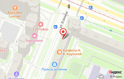 Центр хорошего слуха Радуга звуков на улице Есенина на карте