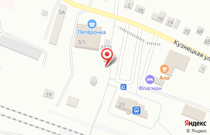 Продуктовый магазин в Новосибирске на карте
