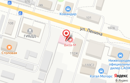 Поликлиника Вита-М на улице Ленина на карте