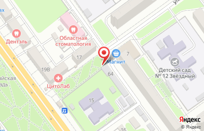 60 лет октября, продовольственный микрорынок на карте