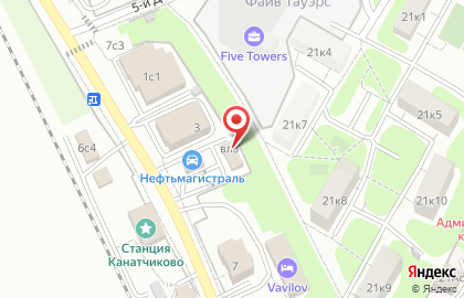 Нефтьмагистраль в Москве на карте