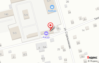Отель Ажур на Тигровой улице на карте