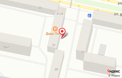 Пиццерия Додо Пицца в Центральном районе на карте