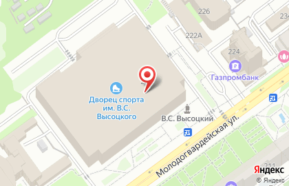 Банкомат КБ Солидарность на Молодогвардейской улице на карте