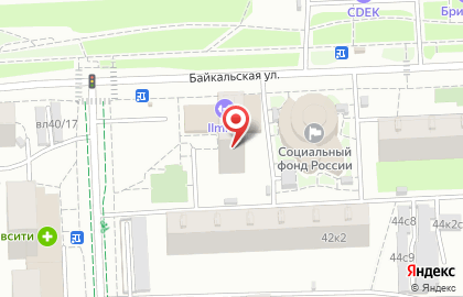 Мустанг на Байкальской улице на карте