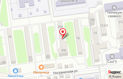 Сахалинская адвокатская палата на Пограничной улице на карте