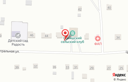 Продуктовый магазин Азалия на Центральной улице на карте