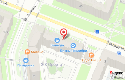 Зоомагазин Дивный колибри на улице Лыткина на карте