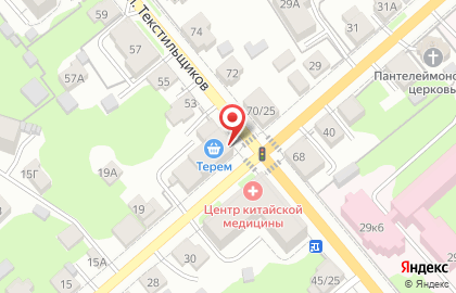Аптека Медилон на проспекте Текстильщиков на карте
