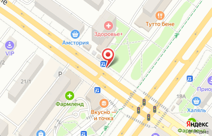 Магазин овощей и фруктов на проспекте Октября на карте