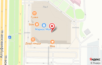 Служба доставки готовых блюд МИЛТИ в ТЦ Маркос-Молл на карте