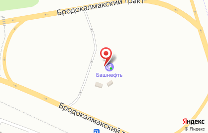 АЗС АНК Башнефть в Тракторозаводском районе на карте