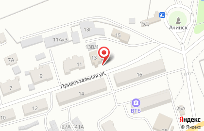 Линейный отдел МВД России на станции Ачинск на карте