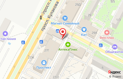 Центр натяжных потолков и окон ДОМАШНИЙ ОЧАГ на проспекте Кулакова на карте