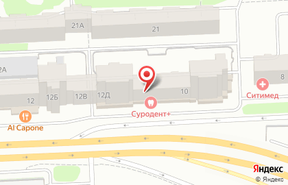 Школа русского балета на улице Братьев Кашириных на карте