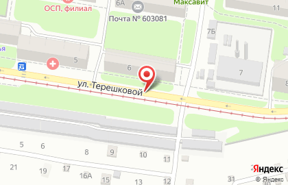 Prospect на улице Терешковой на карте