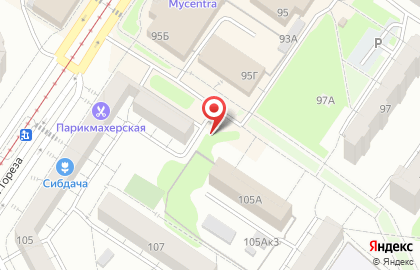 Продуктовый магазин в Новокузнецке на карте