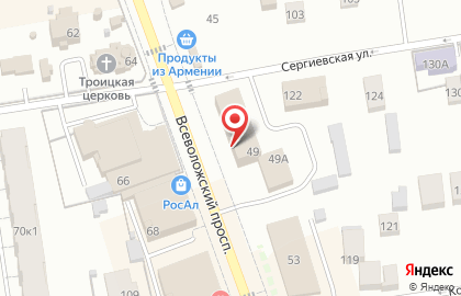 Ветеринарная служба ВетСкорая24 во Всеволожске на карте