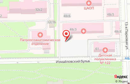 Сервисный центр ВАО на Верхней Первомайской улице на карте