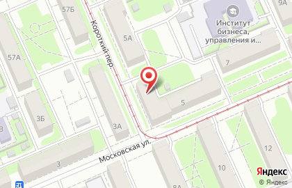Центр дошкольных групп Любакс на Московской улице на карте