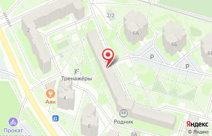 Центральная детская библиотека на улице Ленинградской на карте